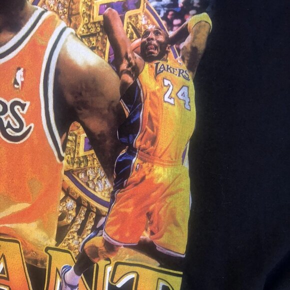 Kobe Bryant FIVE Championship Rings T-Shirt Sz 4XL Gildon Ultra Cotton - Picture 6 of 8